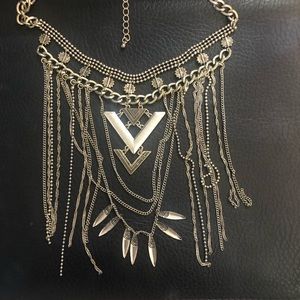 Silver Statement Necklace